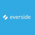 Large everside 200 200 blanc sur bleu