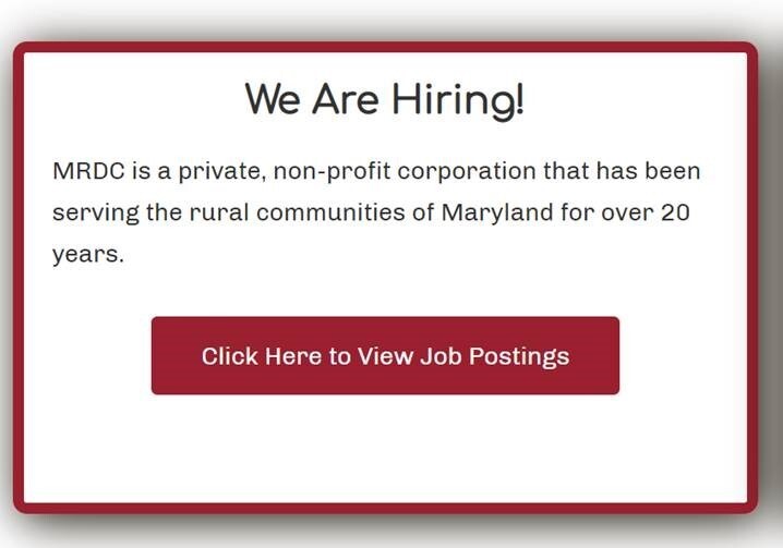 Executive Director NonProfit Maryland Rural Development