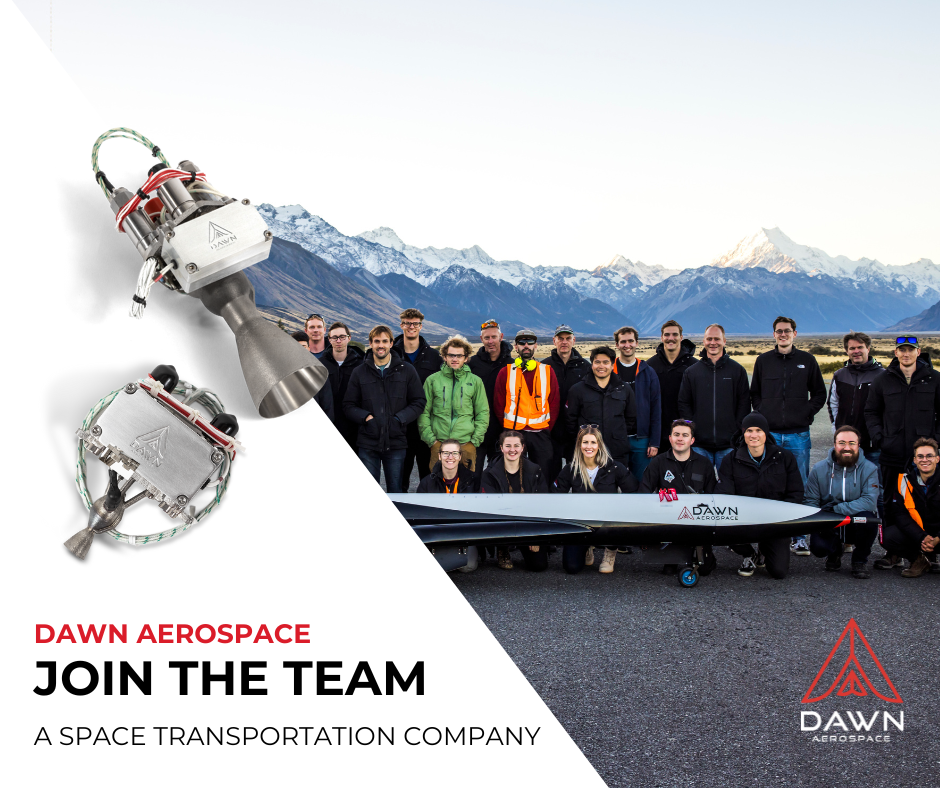 Propulsion Systems Design Engineer Dawn Aerospace