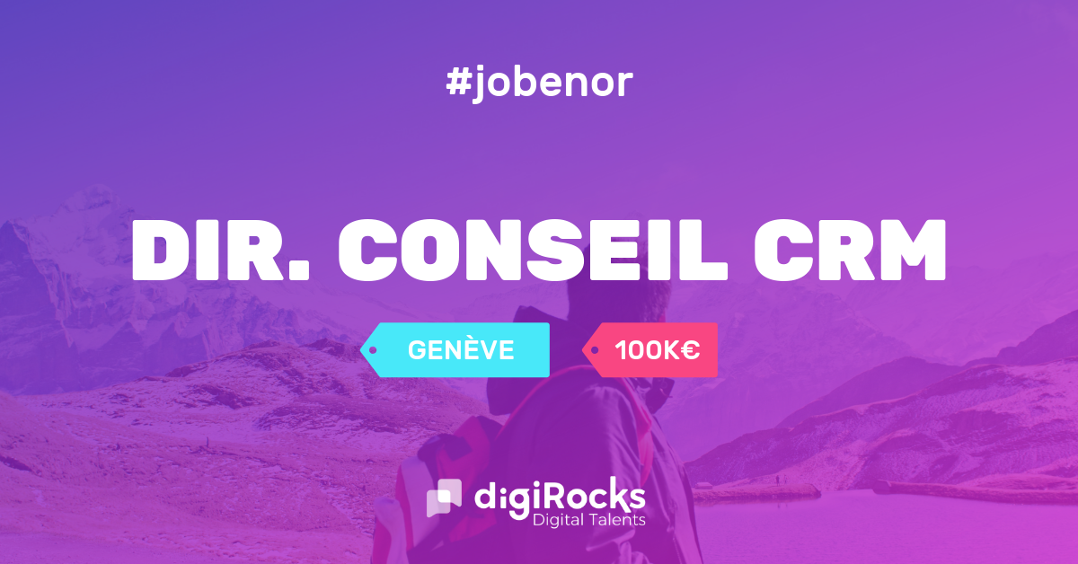 Job Directeur Conseil CRM Genève