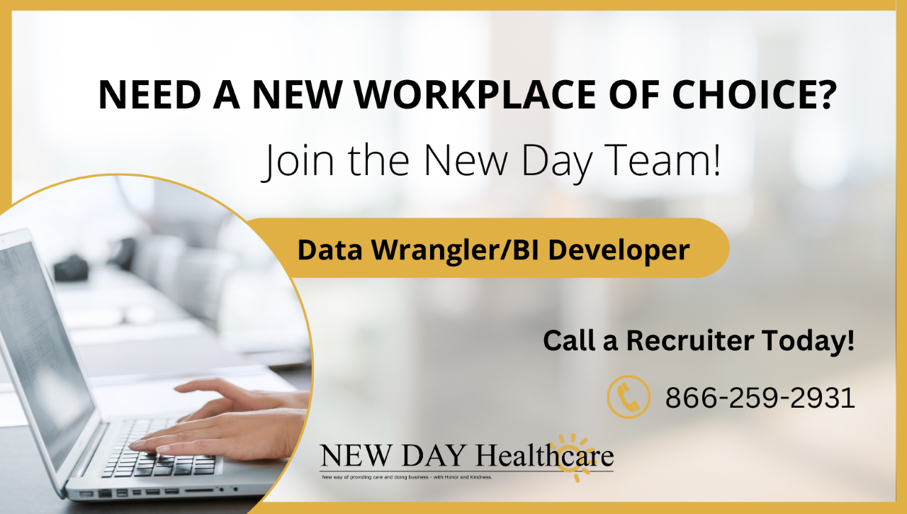 Data Wrangler/BI Developer - Phoenix Home Care and Hospice